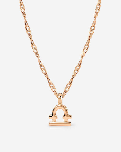 Libra Bubble Necklace Roségold