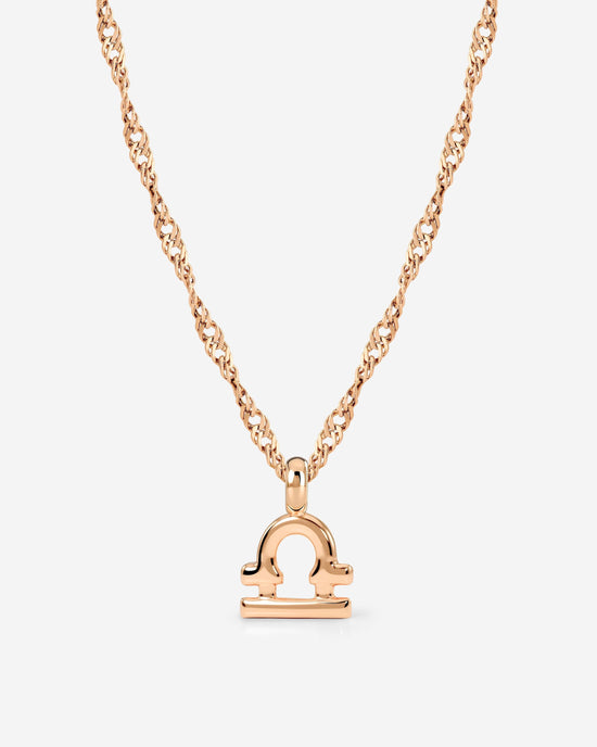 Libra Bubble Necklace Roségold