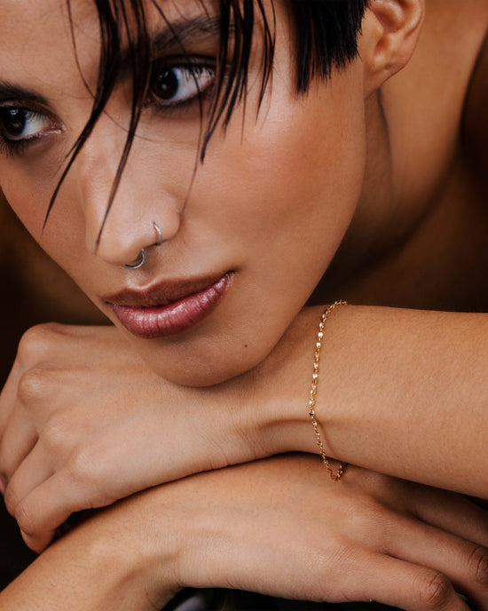 Tinsel Chain Bracelet Roségold