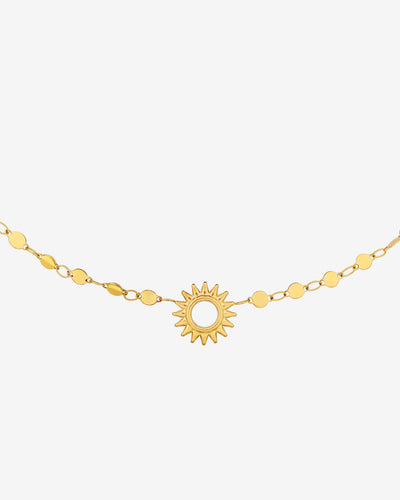 Sunny Side Up Necklace Gold