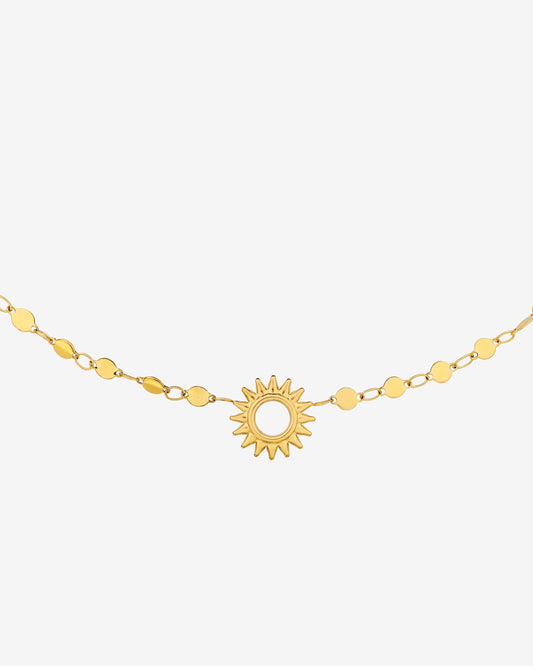 Sunny Side Up Necklace Gold