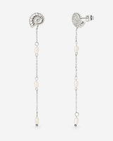 Siren's Spell Pearl Drop Earrings Silber