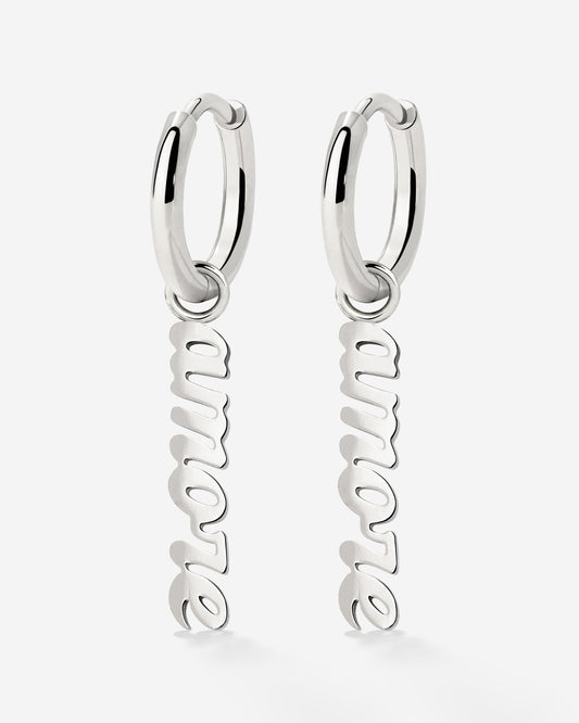 Amore puro Hoop Set Small Silber
