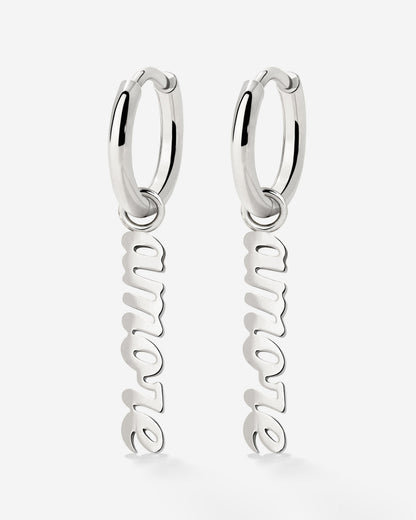 Amore puro Hoop Set Small Silber