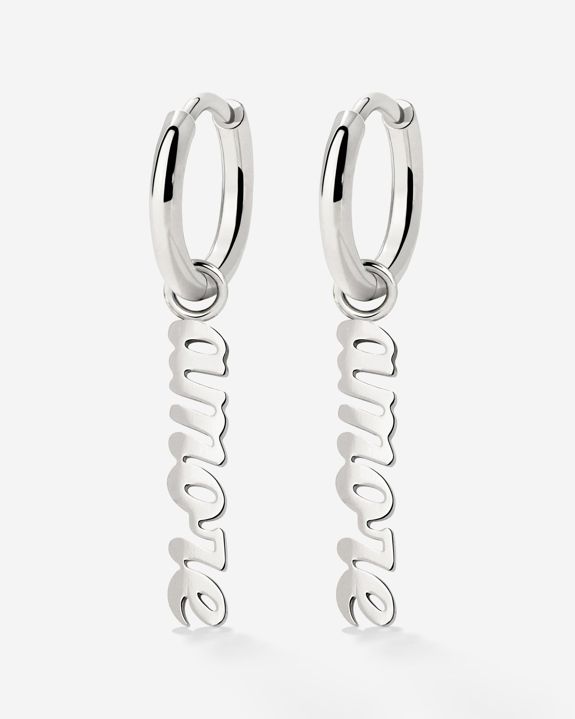 Amore puro Hoop Set Small Silber