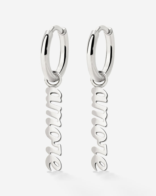 Amore puro Hoop Set Small Silber