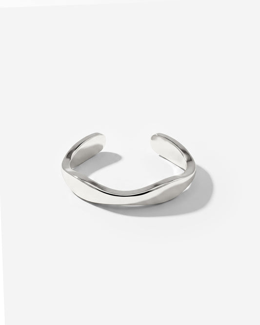 Offbeat Ear Cuff Silber