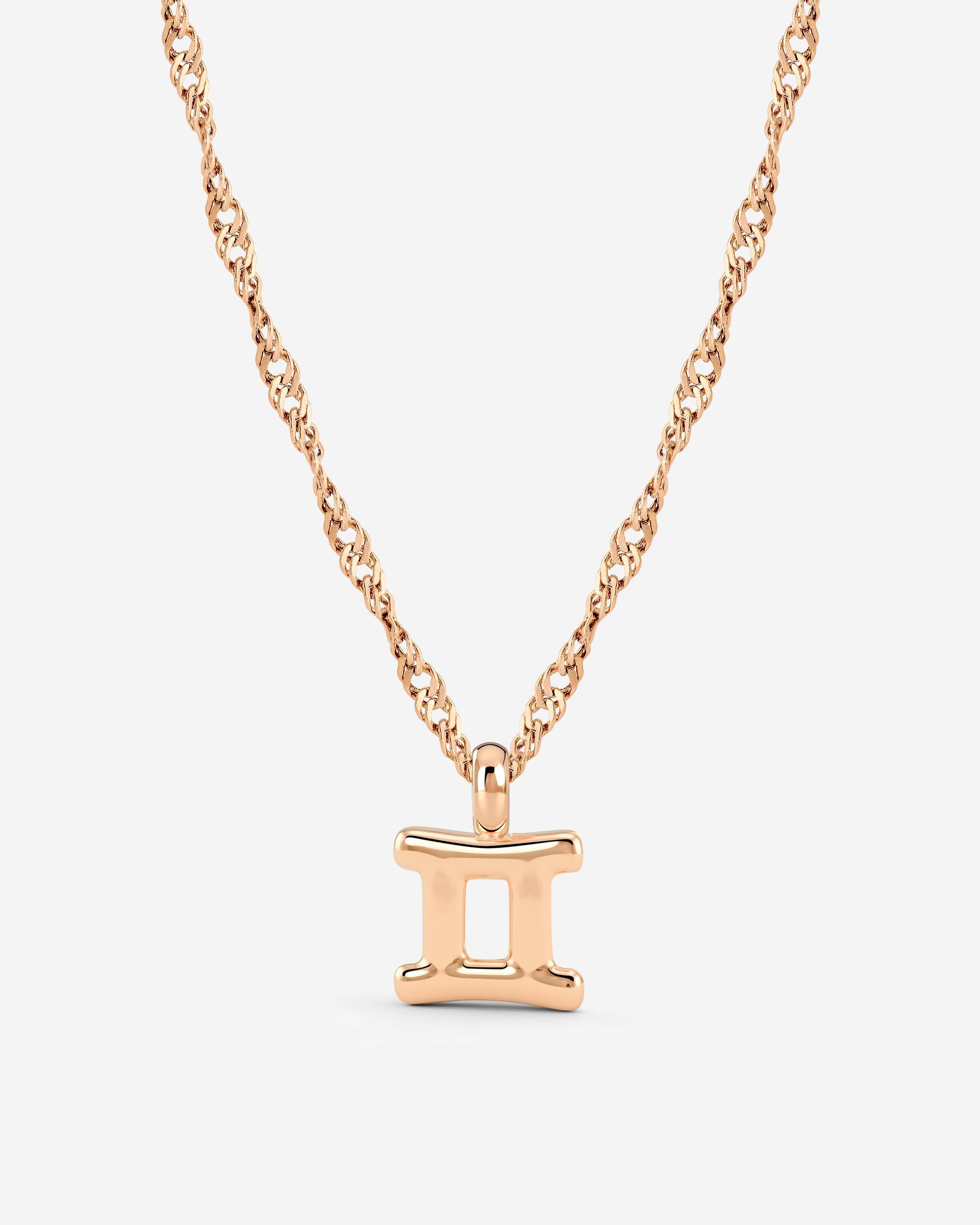 Gemini Bubble Necklace Roségold