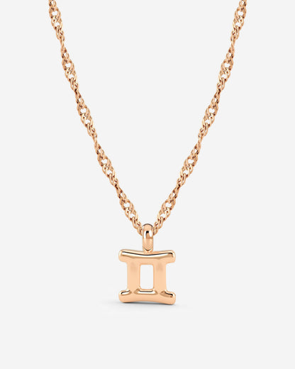 Gemini Bubble Necklace Roségold