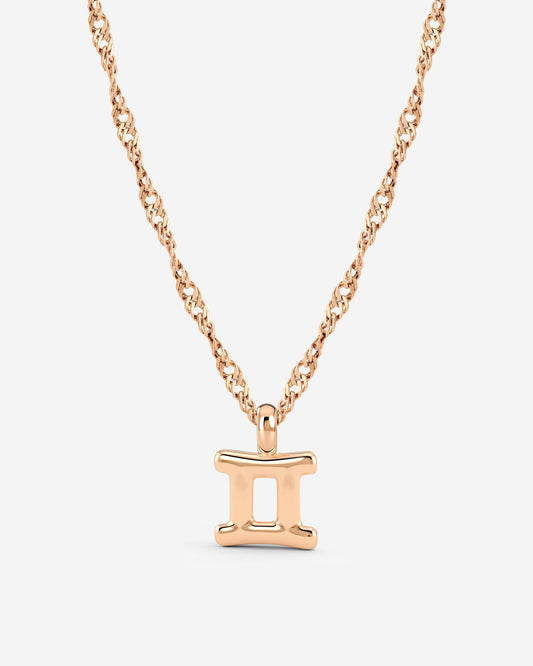 Gemini Bubble Necklace Roségold