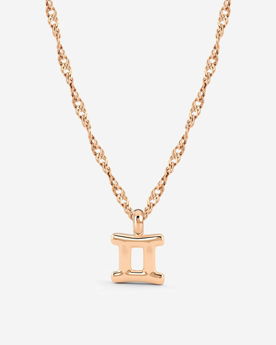 Gemini Bubble Necklace Roségold