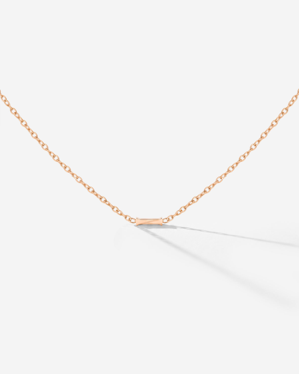 Tiny Letter Necklace