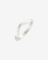 Gentle Curve Ring Silber