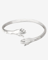 Love Lisa Hug Bangle Silver