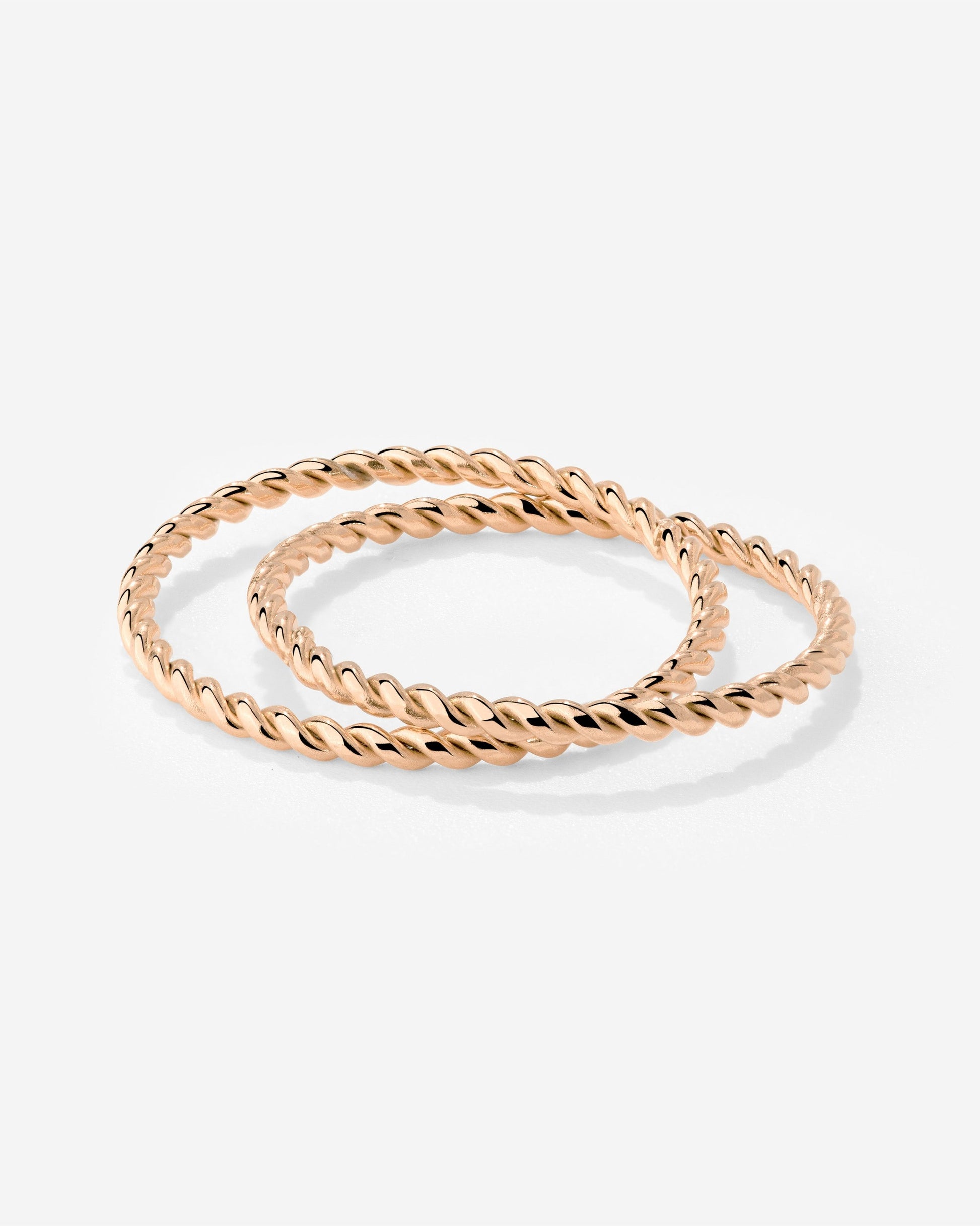 Twisted Ring Duo Roségold