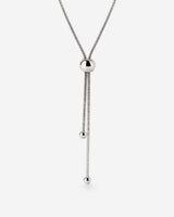 Simple Elegance Y-Necklace Silber