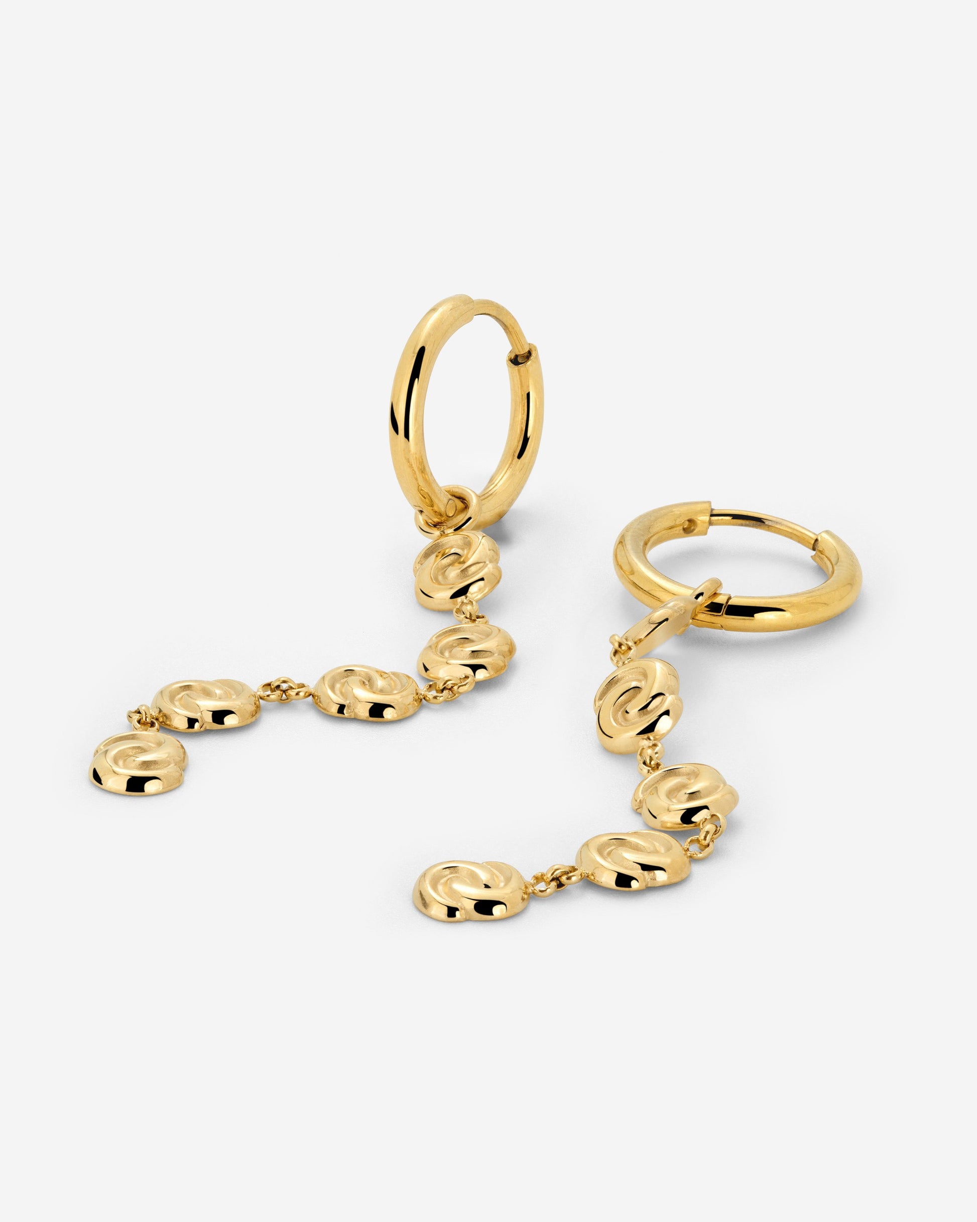 Tides of Time Hoop Set Small Gold