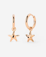 Sea Star Hoop Set Small Roségold