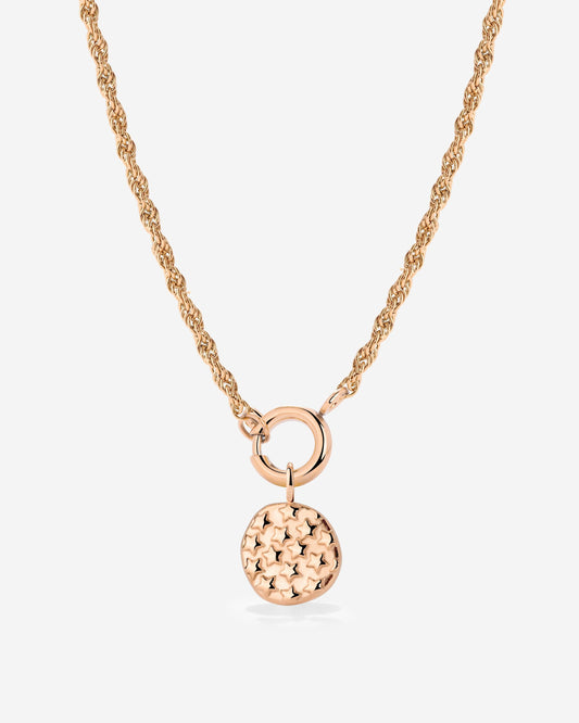 Starry Skies Rope Chain Necklace Set Roségold