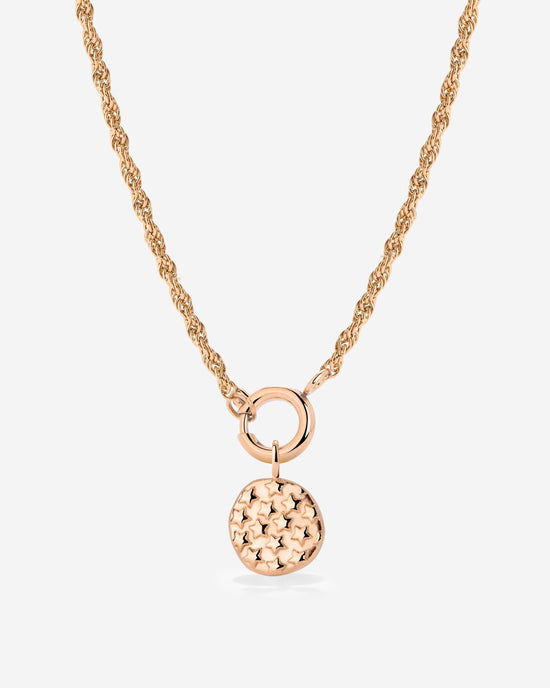 Starry Skies Rope Chain Necklace Set Roségold