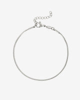 Round Snake Bracelet Silber