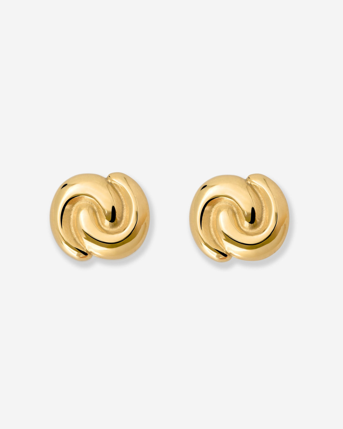 Tides of Time Studs Gold