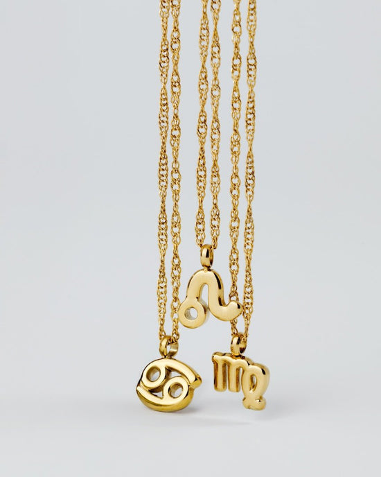 Leo Bubble Necklace Gold
