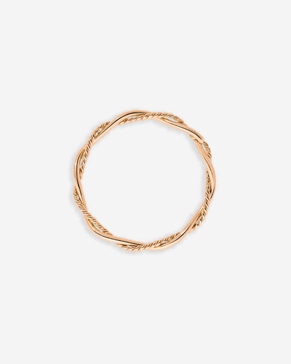 Curly Twist Ring Roségold