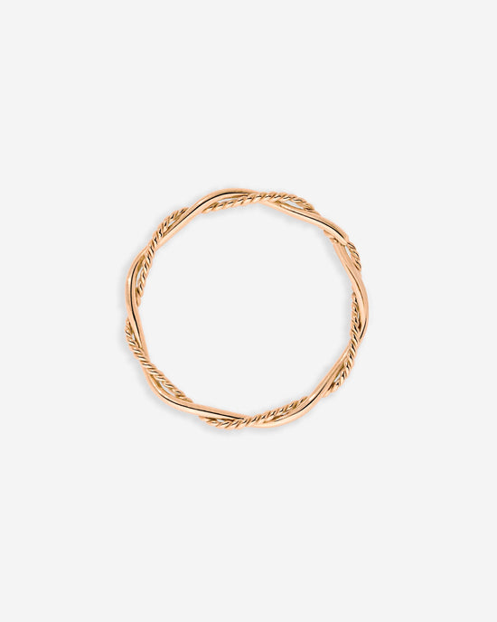 Curly Twist Ring Roségold