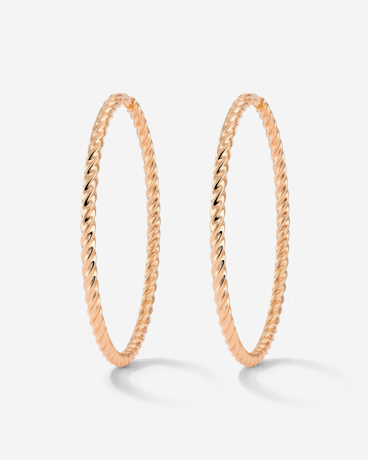 Twisted Hoops Extra Large Roségold