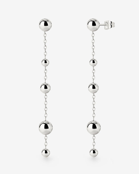 Infinite Beads Earrings Silber