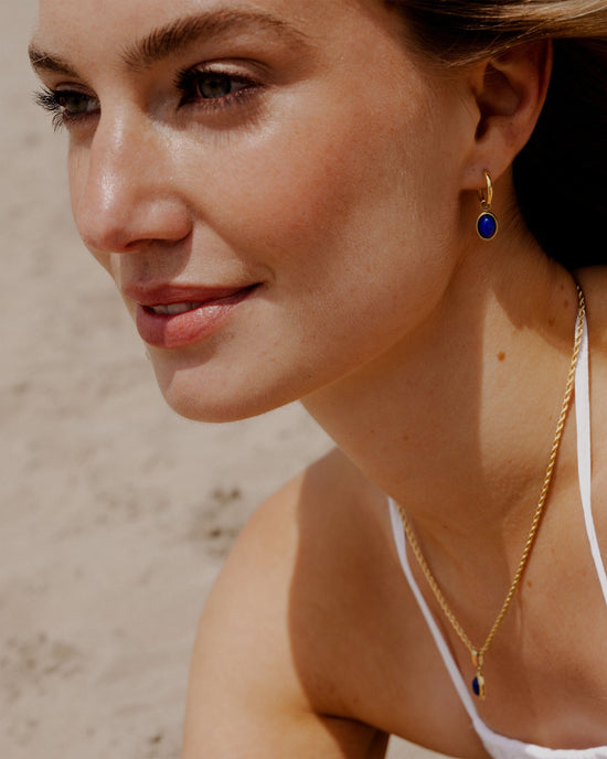 Deep Sea Hoop Set Small Gold
