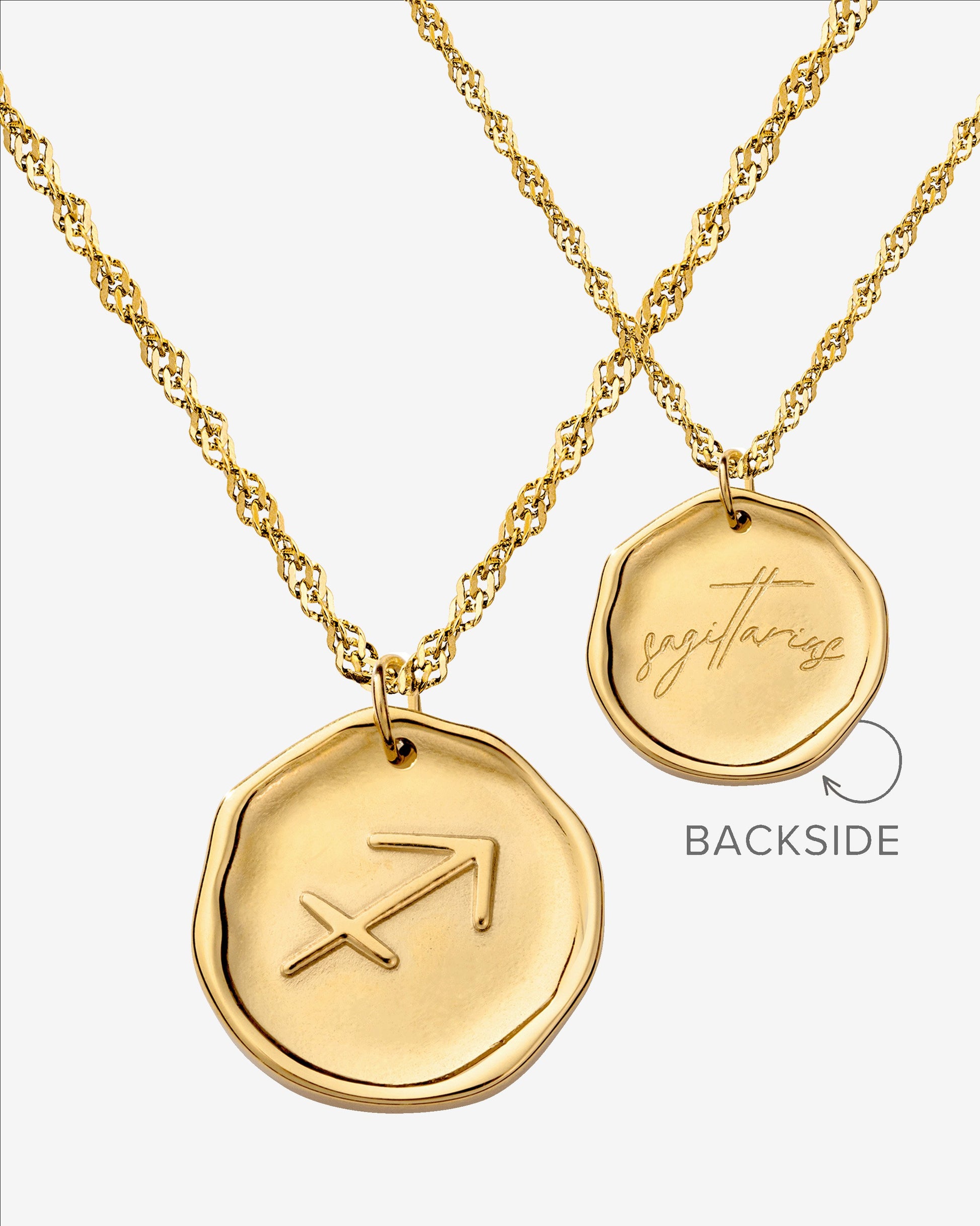 Zodiac Necklace Gold