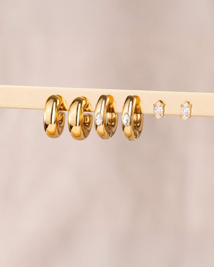 Phat Glowy Hoops Roségold