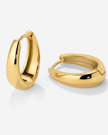 Seeker Hoops Small Gold
