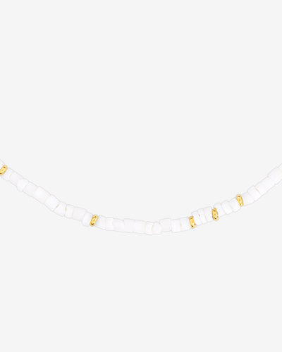 Puka Shell Necklace Gold