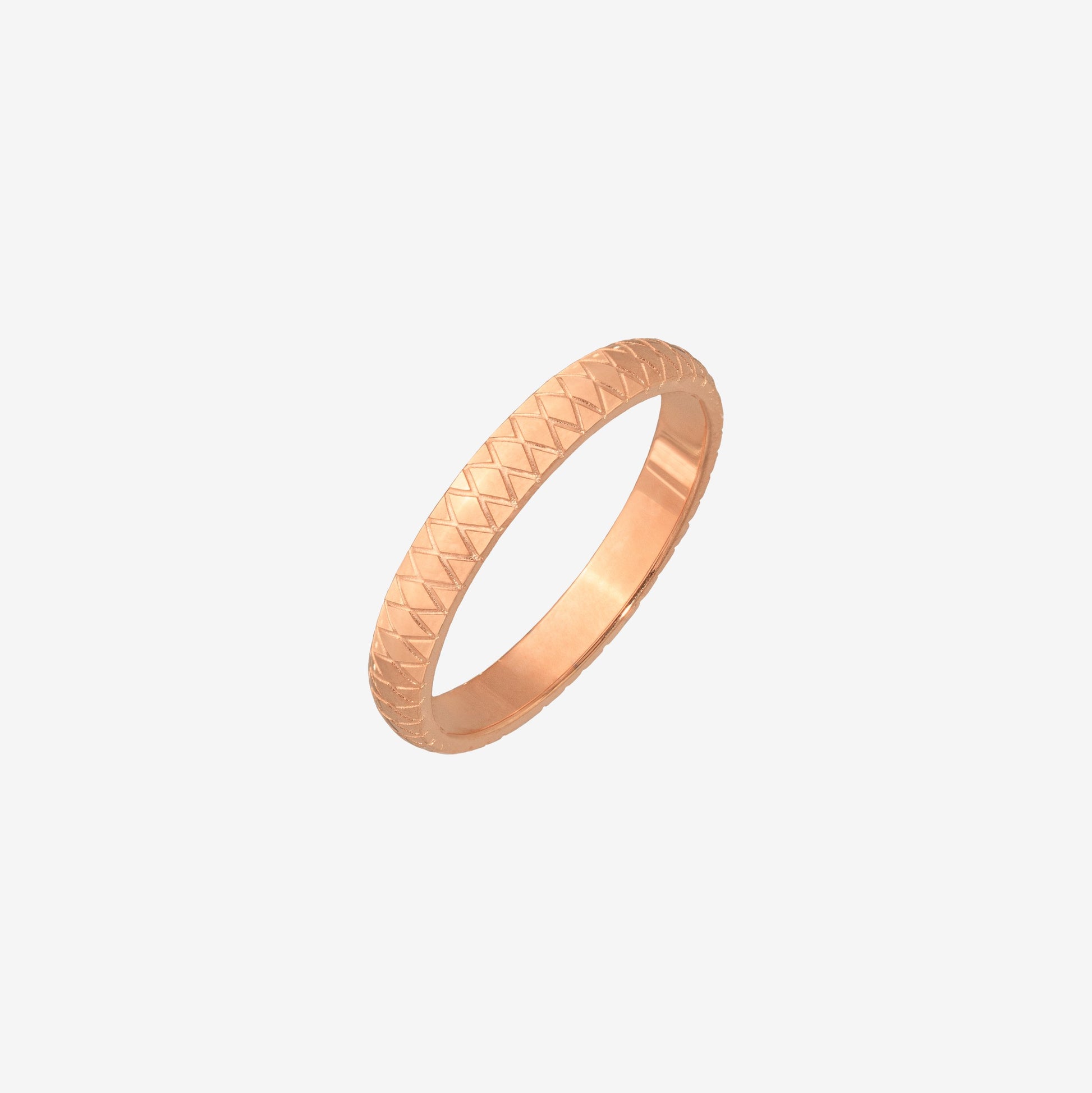 Cute Pattern Ring Roségold
