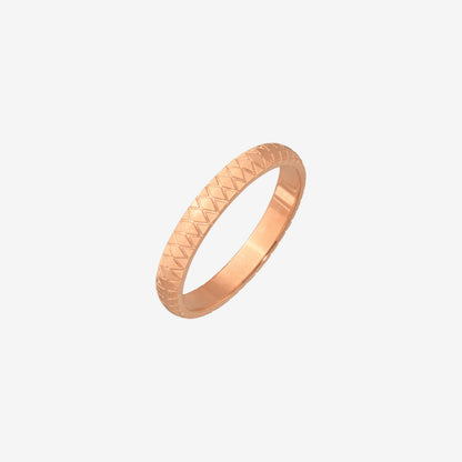 Cute Pattern Ring Roségold