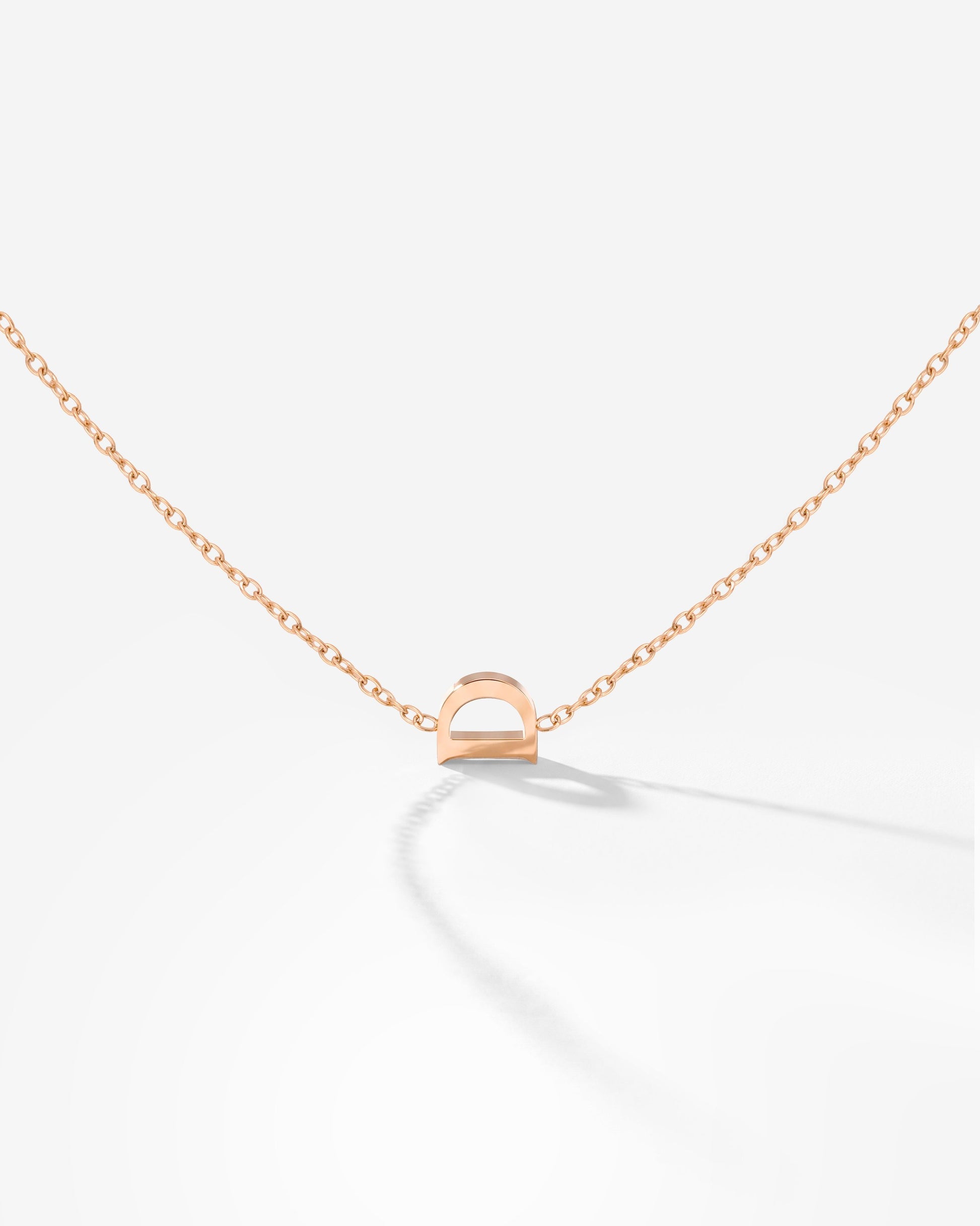 Tiny Letter Necklace