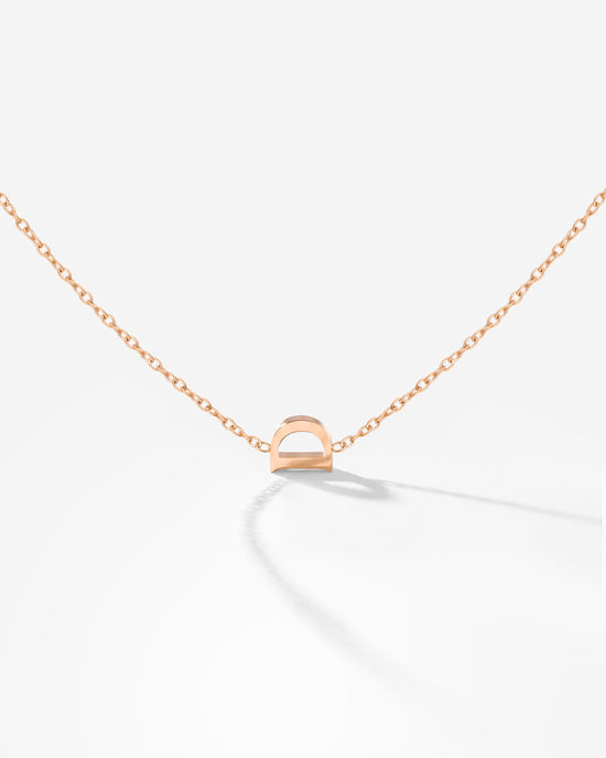 Tiny Letter Necklace
