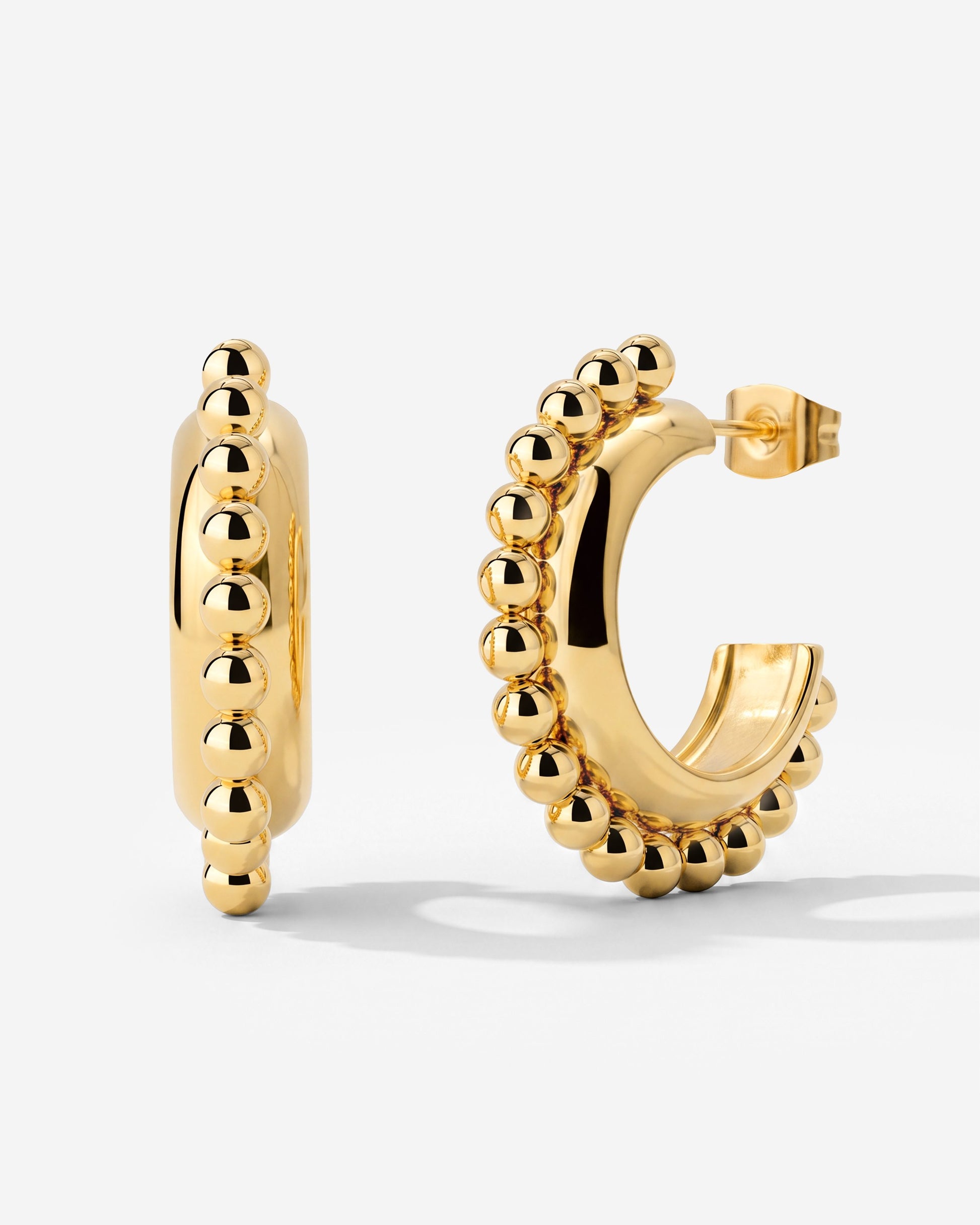 Glow Drops Hoop Studs