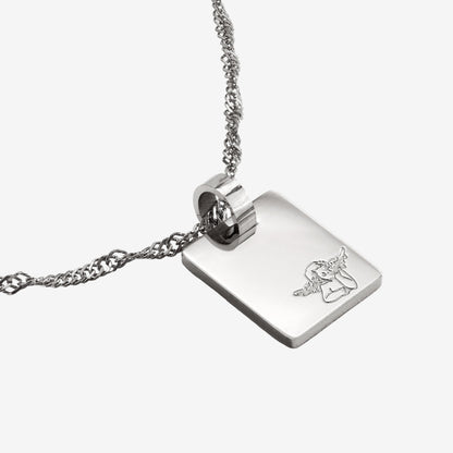 Angel Necklace Silber