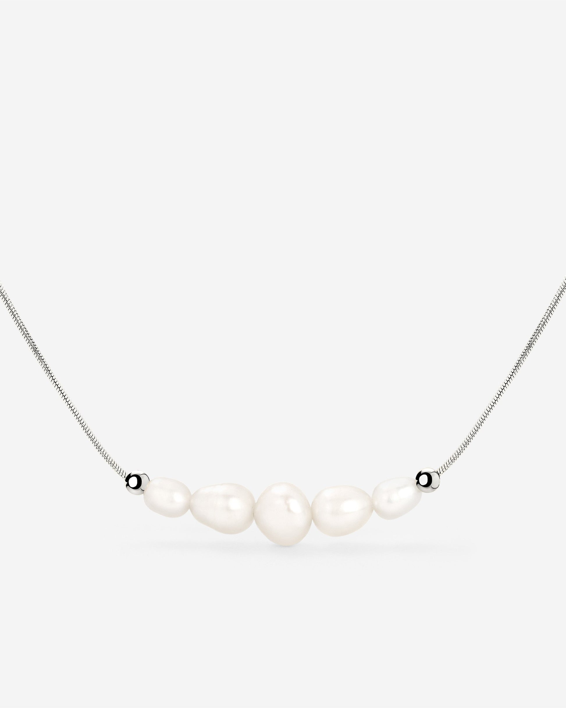 Pearlessence Choker Silber