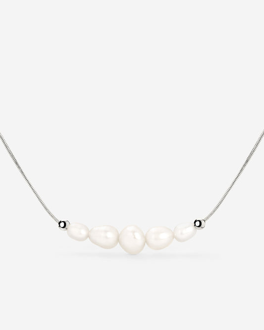 Pearlessence Choker Silber