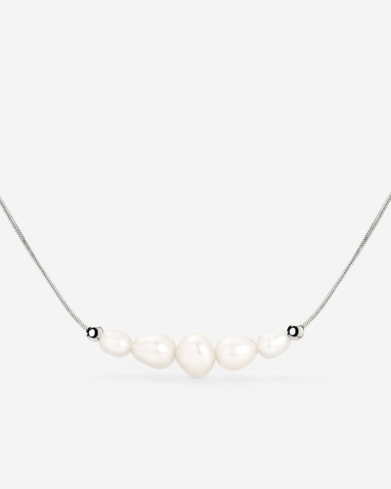 Pearlessence Choker Silber