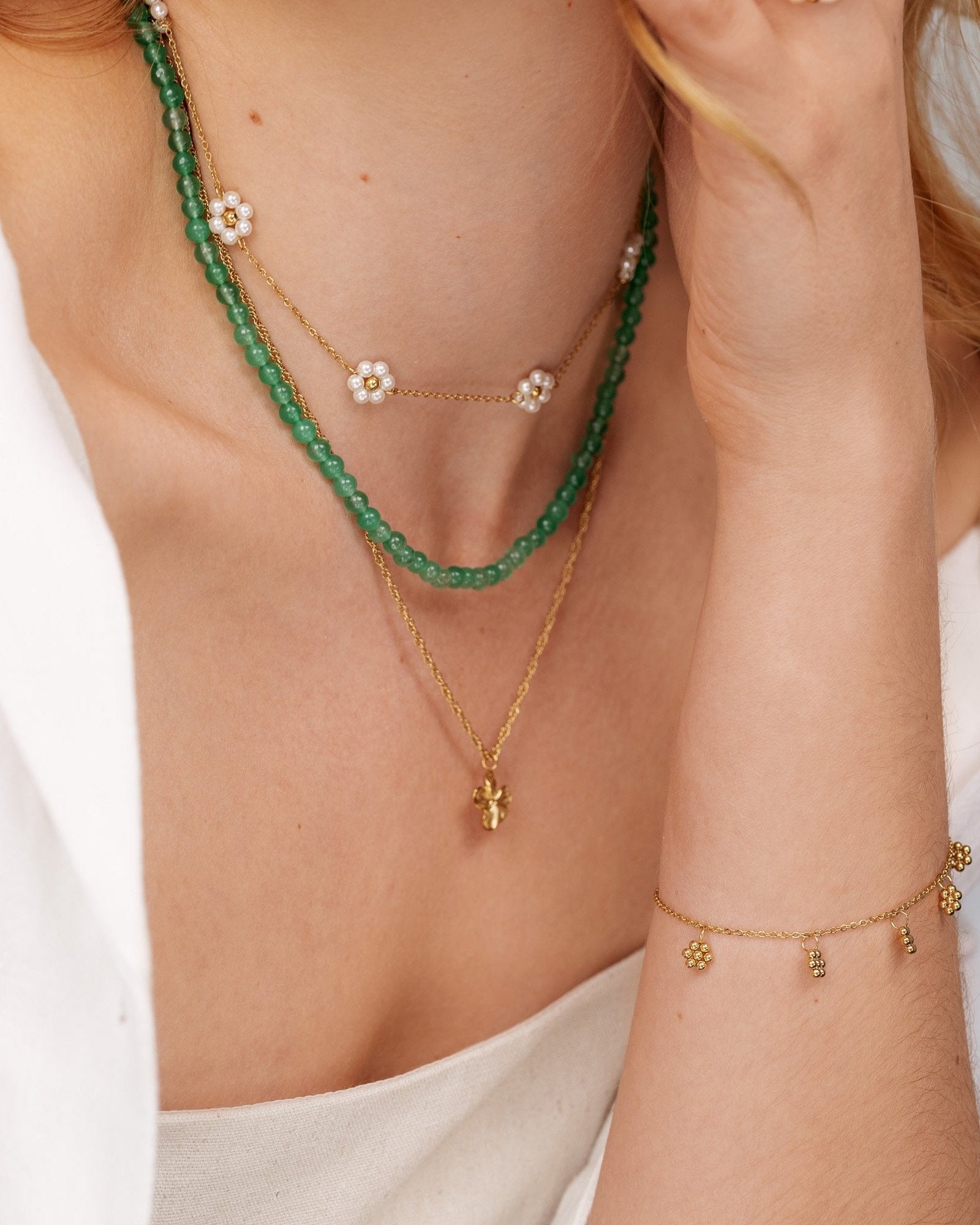 Flourish Necklace Gold