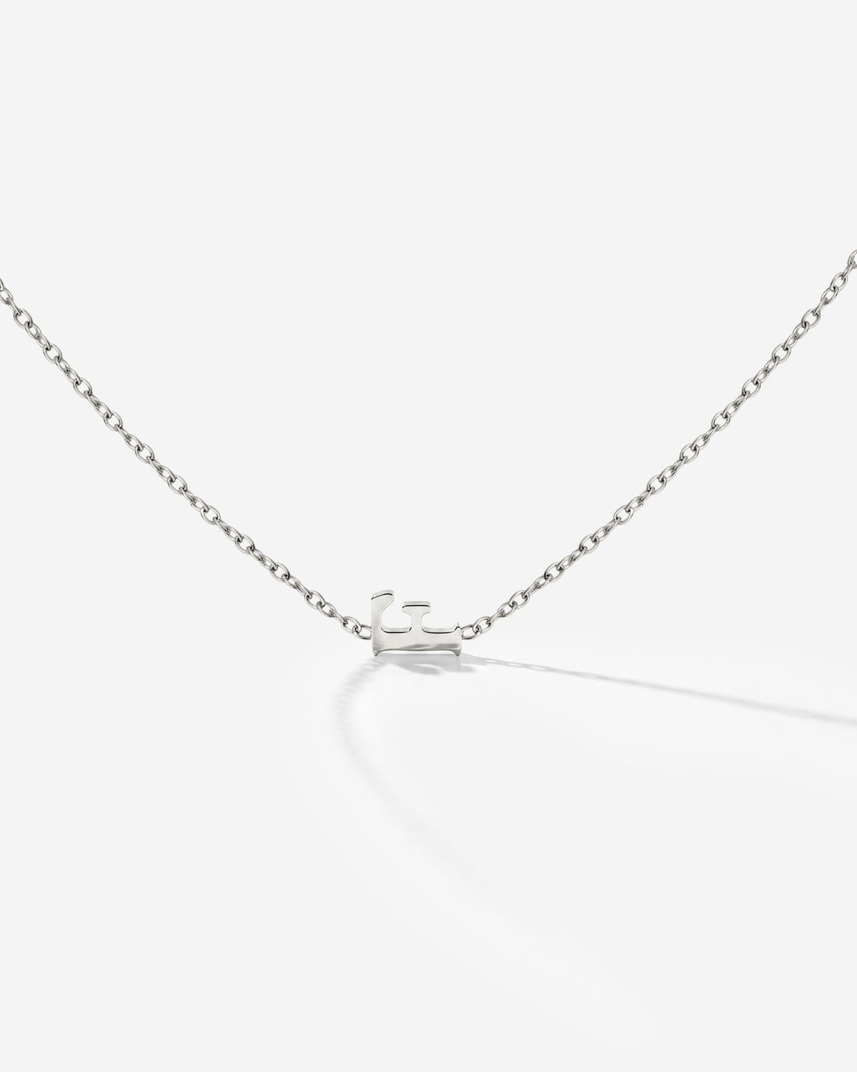 Tiny Letter Necklace