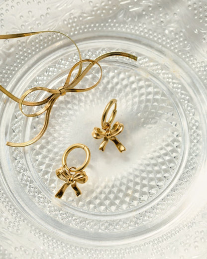 Sweet Bow Necklace Roségold