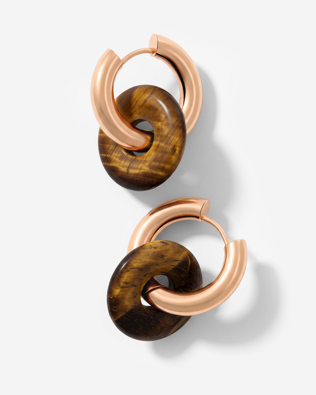 Chunky Earthen Hoop Set Medium