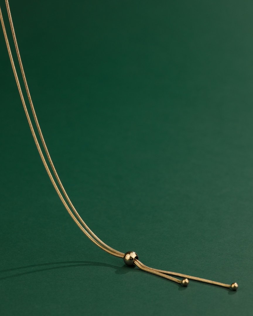 Simple Elegance Y-Necklace Roségold